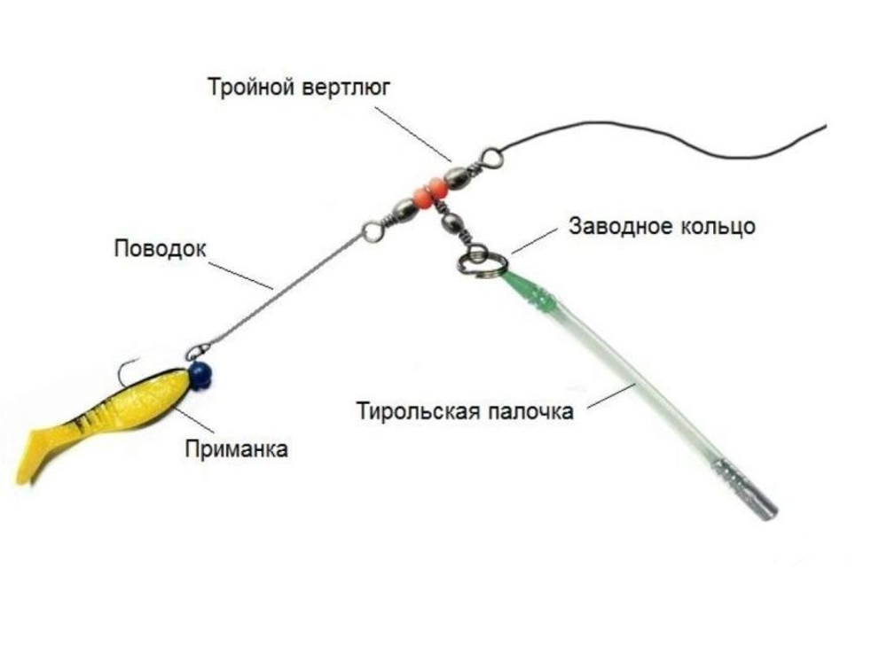 Груз тирольская палочка для рыбалки Spider 40гр. (10 штук в упк.) TP-SP-40