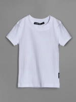Белая футболка для девочки базовая