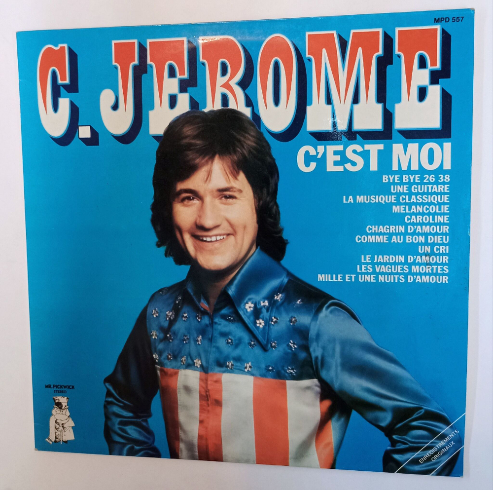 Винтажная виниловая пластинка LP C.Jerome CEst Moi (France 1975)