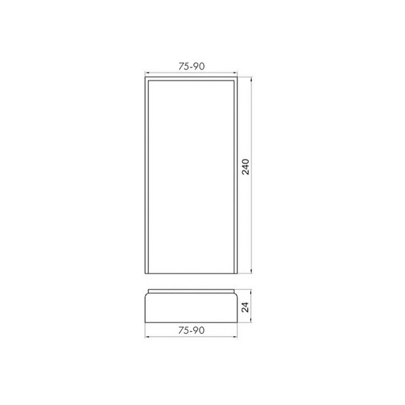 Цоколь №1 массив дуба Porte Vista