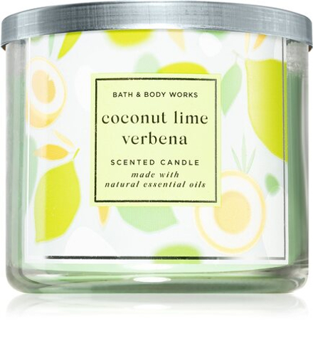 Bath & Body Works Coconut Lime Verbena - ароматическая свеча /   411  g  / GTIN 667555911887