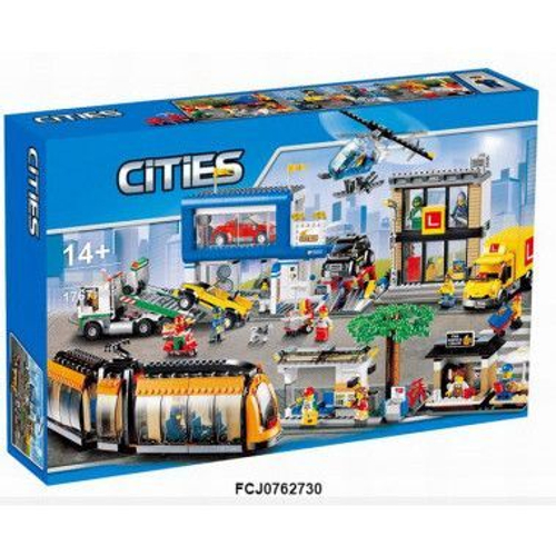 Конструктор Сити "Городская площадь" 1767 дет.