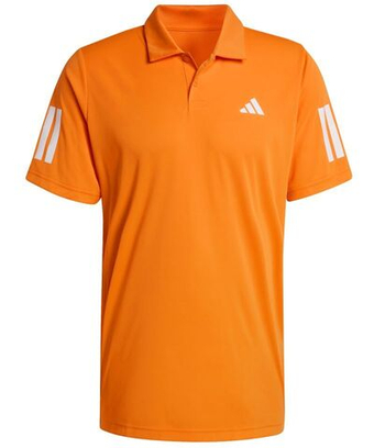 Мужское теннисное поло Adidas Club Tennis 3-stripes - pure orange
