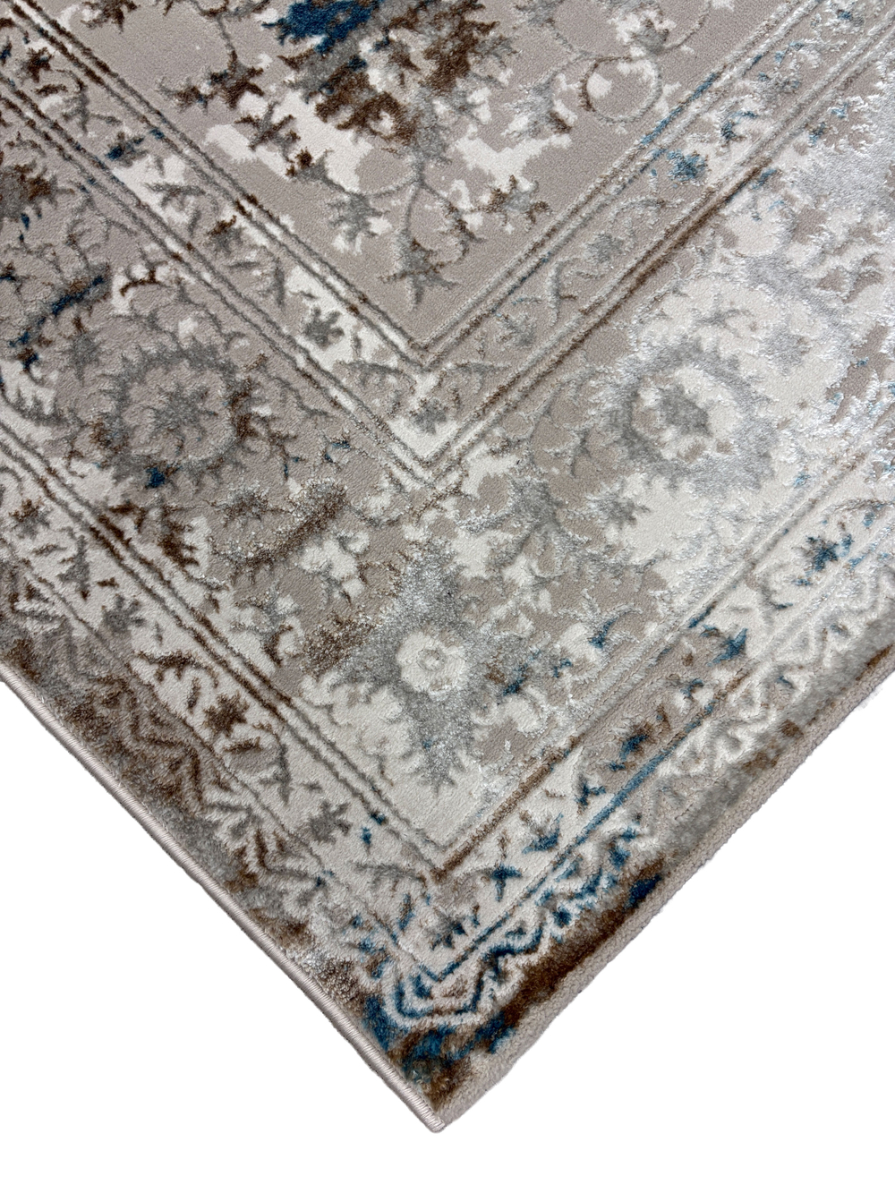 Ковер Eliza 37905B Blue FLS/Beige COK Прямоугольник