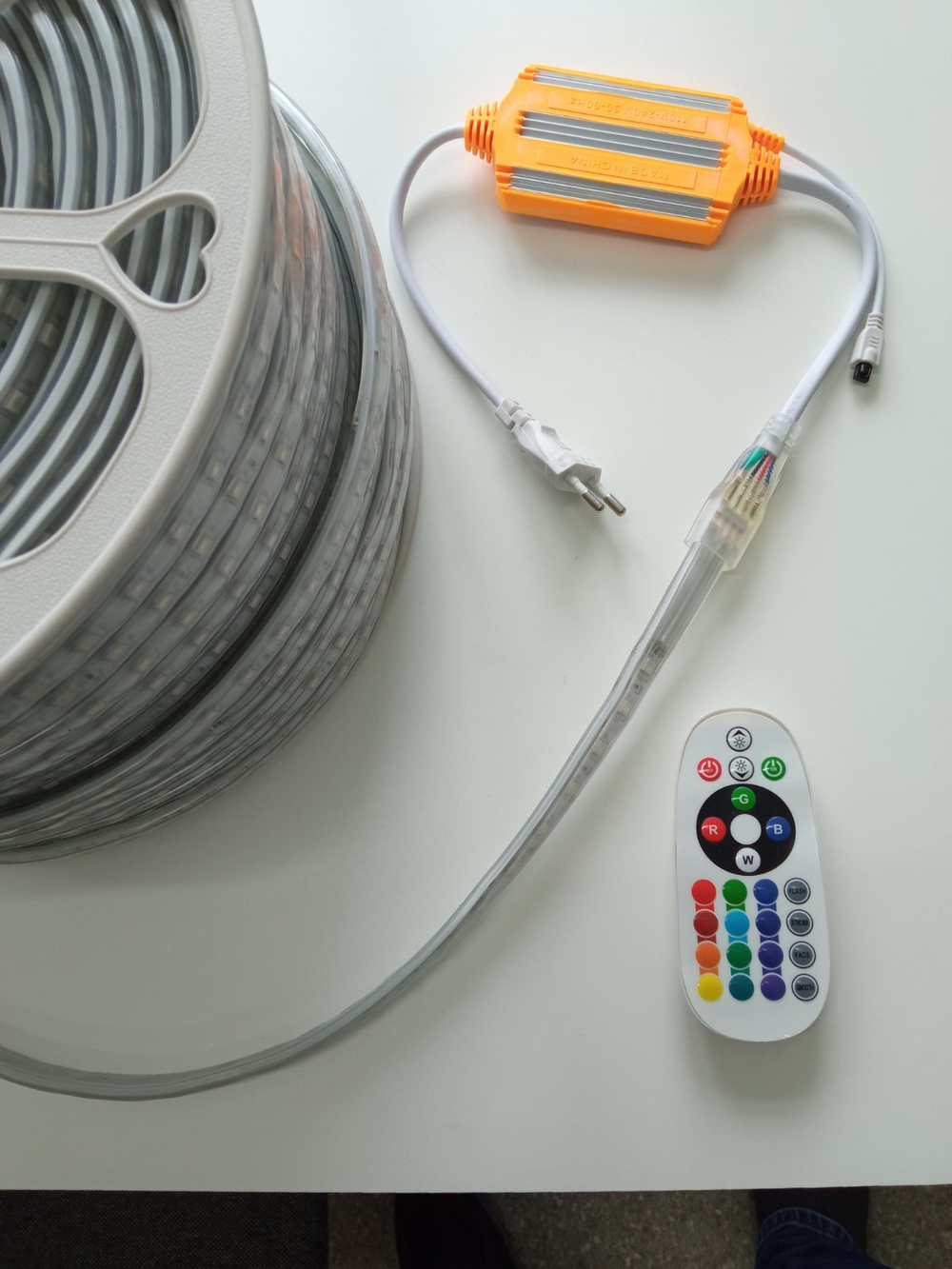 Контроллер RGB, SMD5050/60, 220V, с пультом, 1500W
