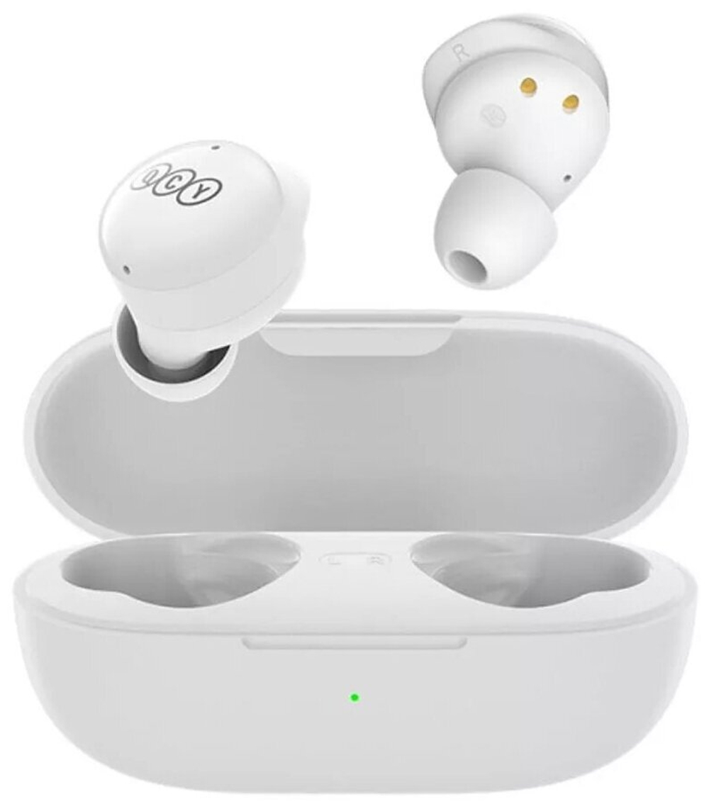 Беспроводные наушники QCY T17 white, white
