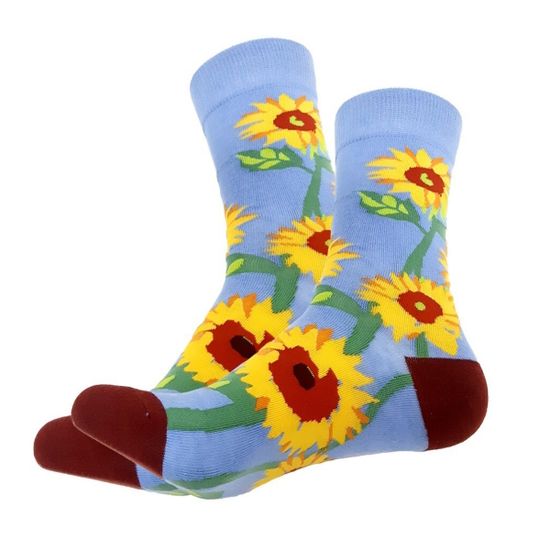 Носки Солнце и жизнь, р-р 36-40 (голубой бордовый)