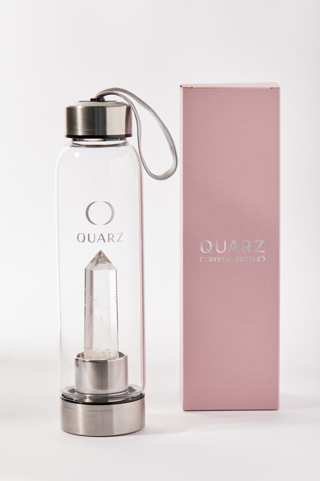 Бутылка с прозрачным кварцем