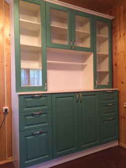 Буфет Прованс-08 Клен Бирюза