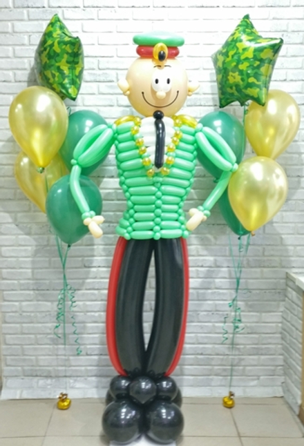 Настоящий полковник, фигура из шаров