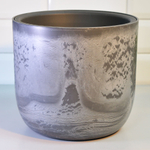 Кашпо Микрит 3,7л d220мм со вставкой, серый слайн