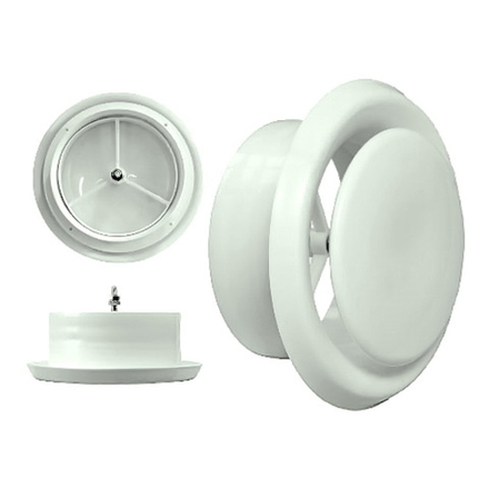 Анемостат 125 пластиковый универсальный д125 DVA title=