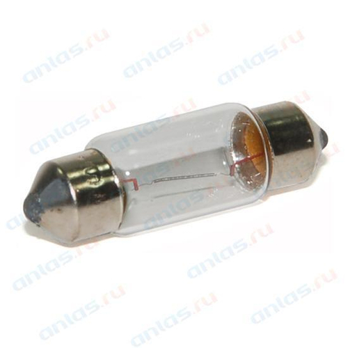 Лампа 12 В 10 Вт салонная пальчиковая 35 мм 10 шт. Диалуч ЛЧ019-У
