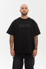 Футболка Q2ZA лого (чёрная)
