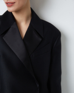 Жакет из шелка и шерсти Диор черный