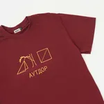 Футболка SS21 Outdoor Бордовая