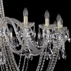 Подвесная люстра Bohemia Ivele Crystal 1402 1402/20/530/h-164/G