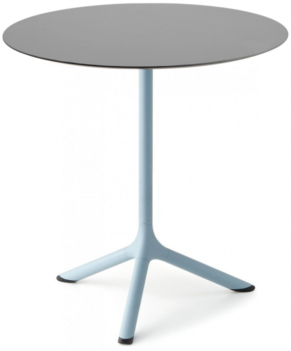 Стол ламинированный обеденный Scab Design Tripe, голубой, светло-серый