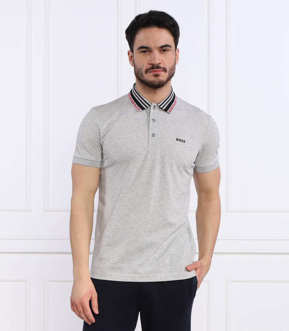 поло BOSS GREEN - серый(50488270)