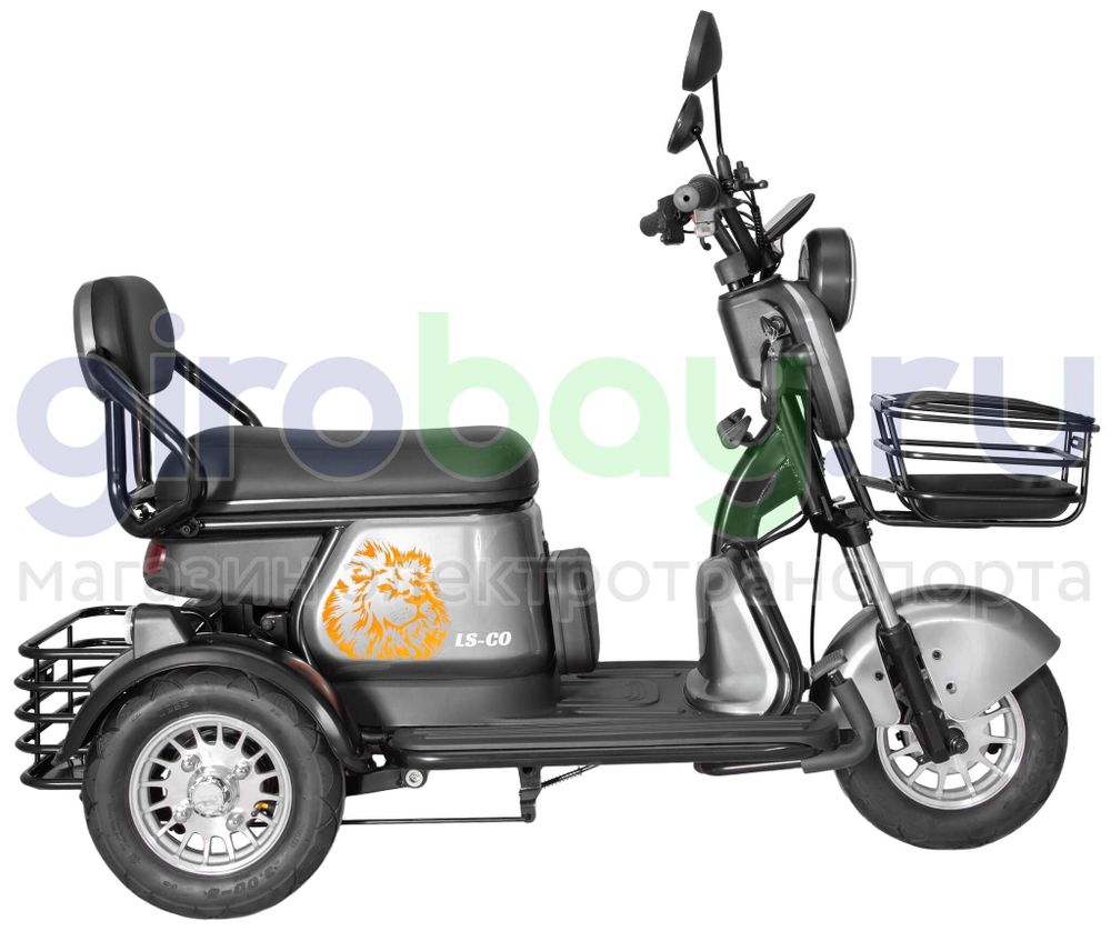 Электроскутер LS-CO A3 1000W (60V/20Ah) - Серый фото №8