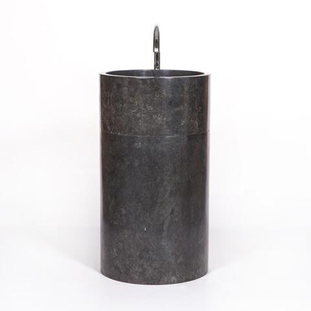 Раковина напольная из мрамора Silinder Full MN-6398 50*50*90