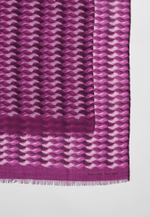 Шерстяной палантин ARGYMAQ VIOLET 68х180