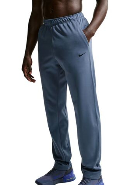 Теннисные брюки Nike Therma-FIT Open Hem Fitness - diffused blue/diffused blue/black