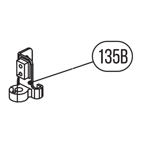 Запчасть №135B для HGSR. Направляющая предохранительного кронштейна