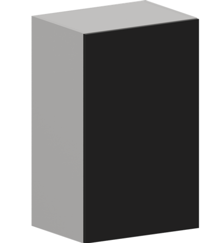 Кухня Модуль ШВ 450 Белый / Черный матовый