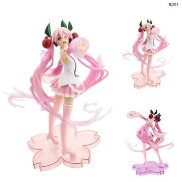 Фигурка Аниме Мику Хацунэ Вишня / Miku Hatsune 19см