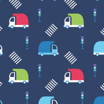 Buy dark baby fabric car truck