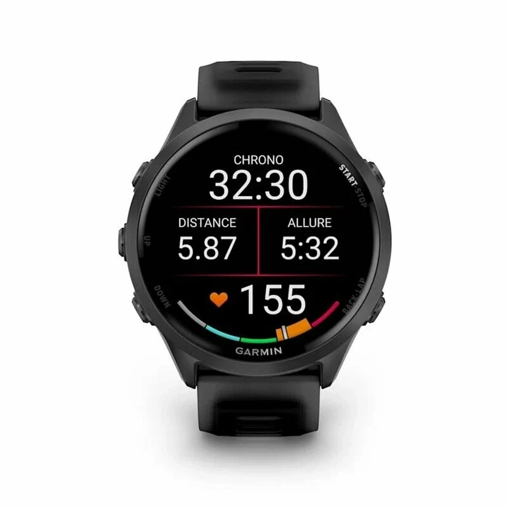 Смарт-часы Garmin Forerunner 570 47мм 1.4" AMOLED корп.черный рем.черный (010-02971-00)