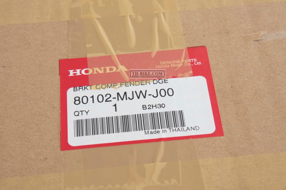 80102-MJW-J00. BRACKET COMP., FENDER A. CBR500. HONDA