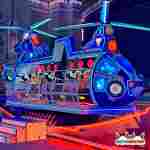 Аттракцион летающая машинка «Радуга», 16 мест, 10×5×5,5 м