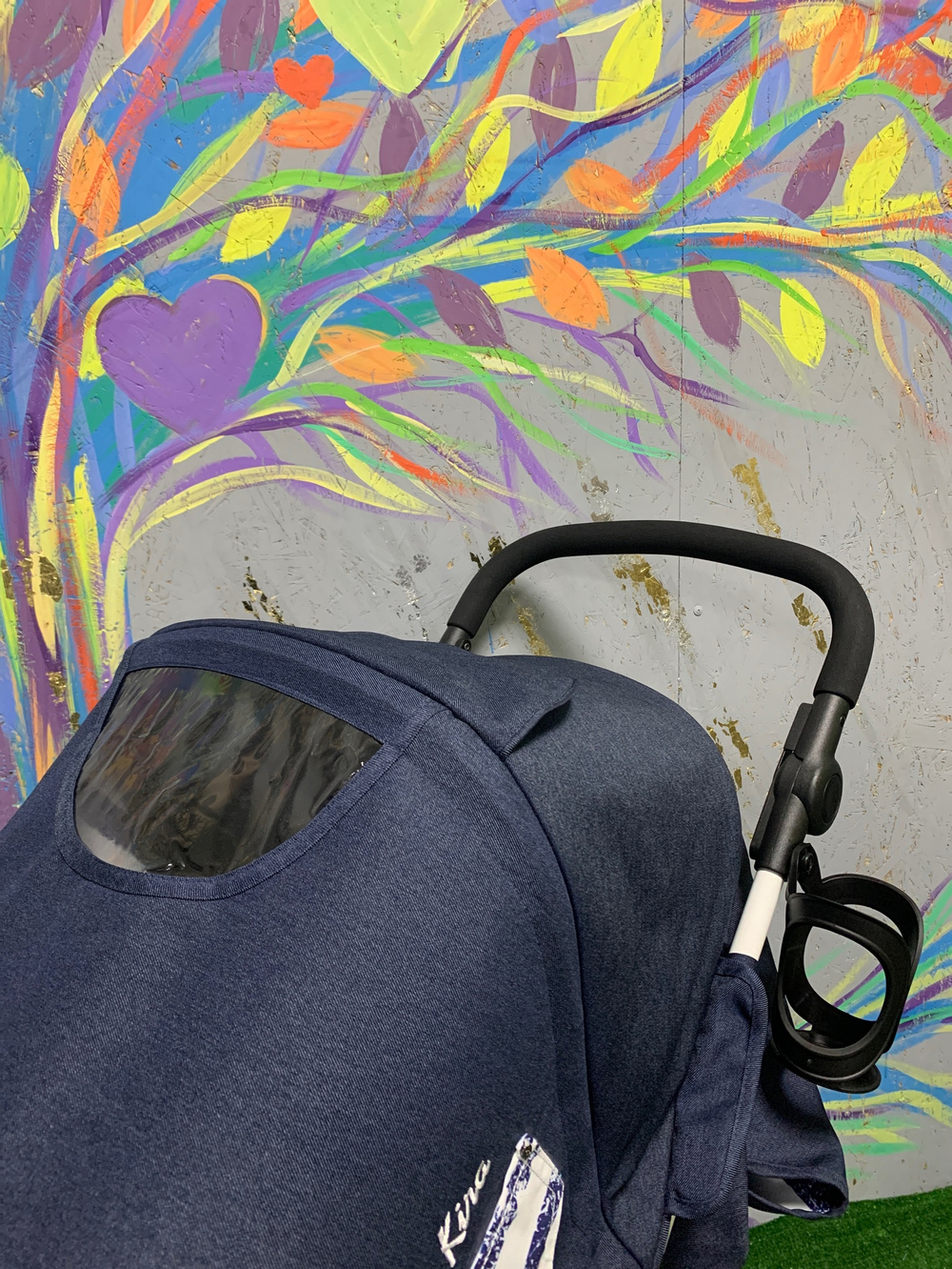 Коляска детская "KIRA Trends" RA055 Lines Blue