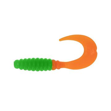 Твистер Credo 2,35'/6,0 см Lime & Orange 7шт. (HS-10-020) Helios