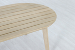 Столик деревянный кофейный Tagliamento Madrague, светлый тик