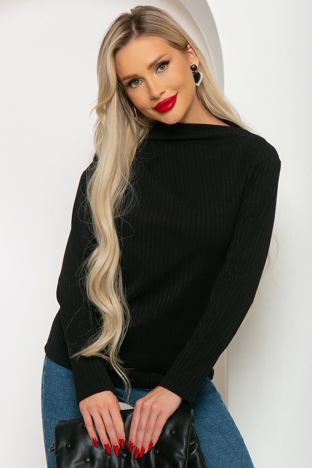 Джемпер "Аланис" (блэк) Б4115 LT Collection