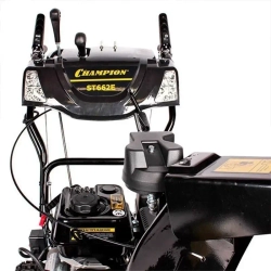 CHAMPION ST662E снегоуборщик бензиновый 6.5 л.с. ковш 61 см, выброс 11 м, 6 вперед/2 назад