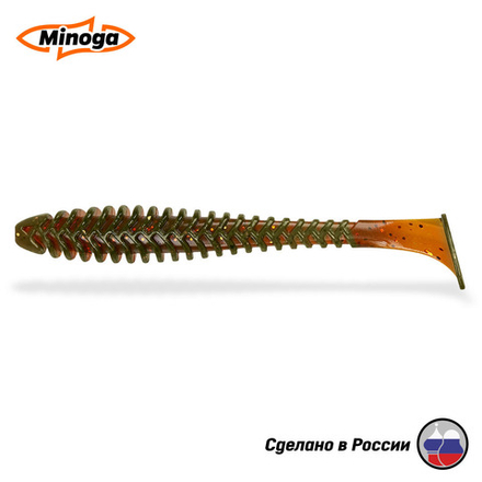 Силиконовая приманка "Minoga" ACTION 3,0"(8шт) 75мм, 1,7гр, цвет 027
