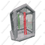 Надувной шатер "Серый" 1,5*1,5*2,5 м