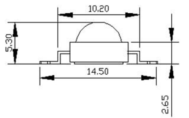 Мощный светодиод Arlight ARPL-3W-BCX45 White (arlight, Emitter) 020512