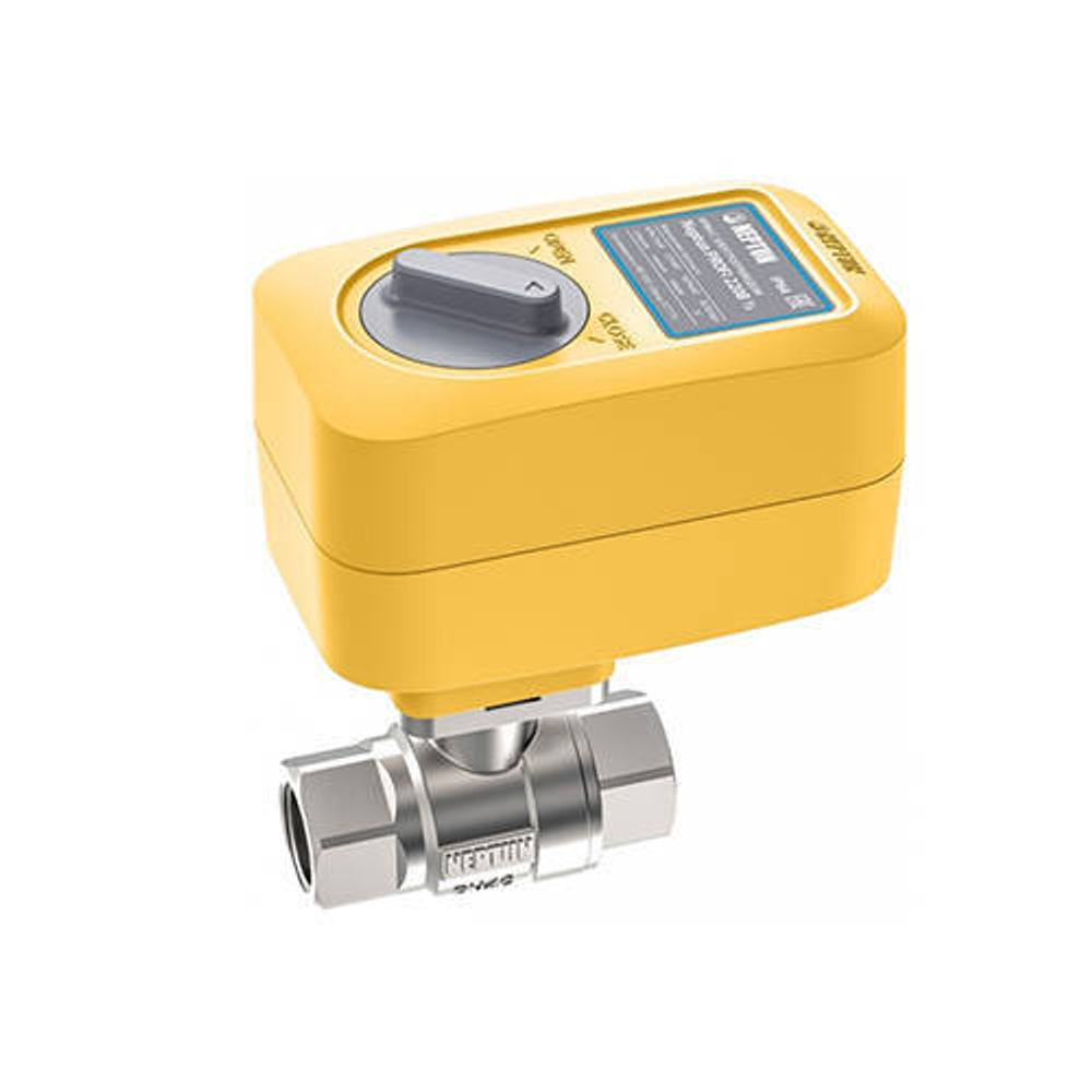Кран шаровой с электроприводом Neptun PROFI 220В - 3/4" (PN25, Tmax120°C, Tзакр 21 сек)