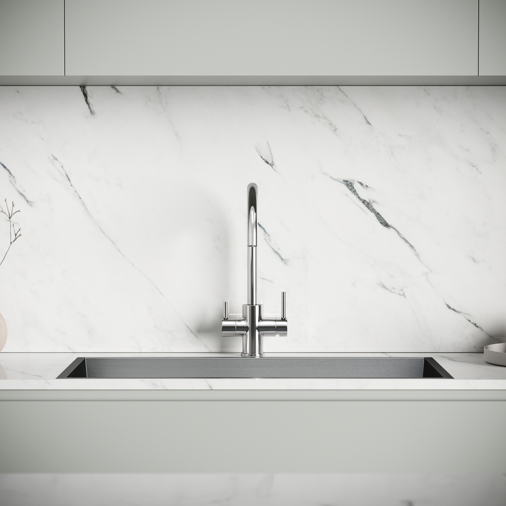 Смеситель для кухни Sancos Taper с краном для фильтра, брашированный никель, SC4012BN