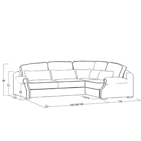 Диван Quadra (с механизмом)