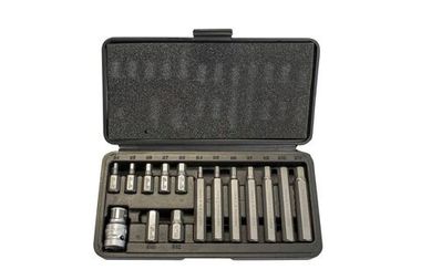 Набор бит HEX с битодержателем,15пр. 1/2''(L:30/75мм,4-8,10,12мм) RockForce##Rock FORCE RF-4155(C)