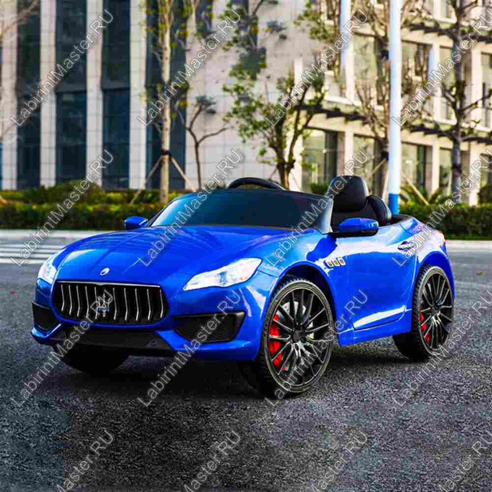 Детский электромобиль "Maserati" синий