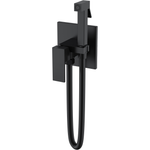 Гигиенический душ Boheme Qubic 477-B со смесителем, С ВНУТРЕННЕЙ ЧАСТЬЮ, matt black