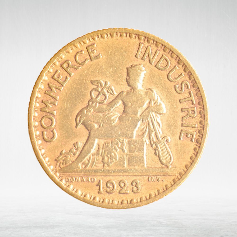 France, 1 Franc 1923 - Chambers of Commerce, XF