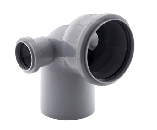 Отвод левый/правый ВК ПП 110/50х87, короб, серый,РТП (25/1)